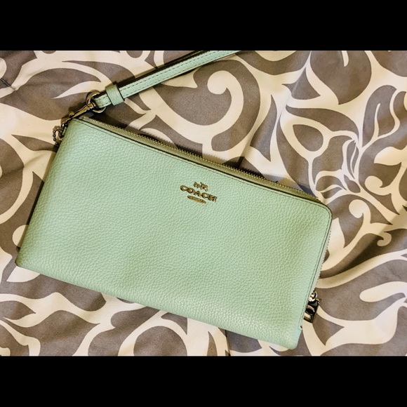 Coach Handbags - Coach Wristlet Wallet & Phone Case